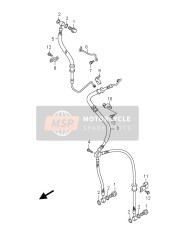 Front Brake Hose (AN650A-AZ)